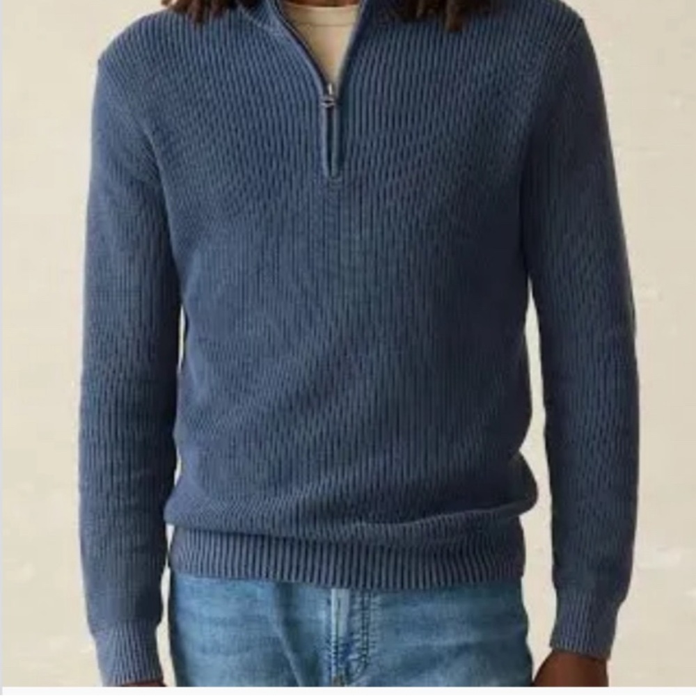 Faherty men’s quarter zip.